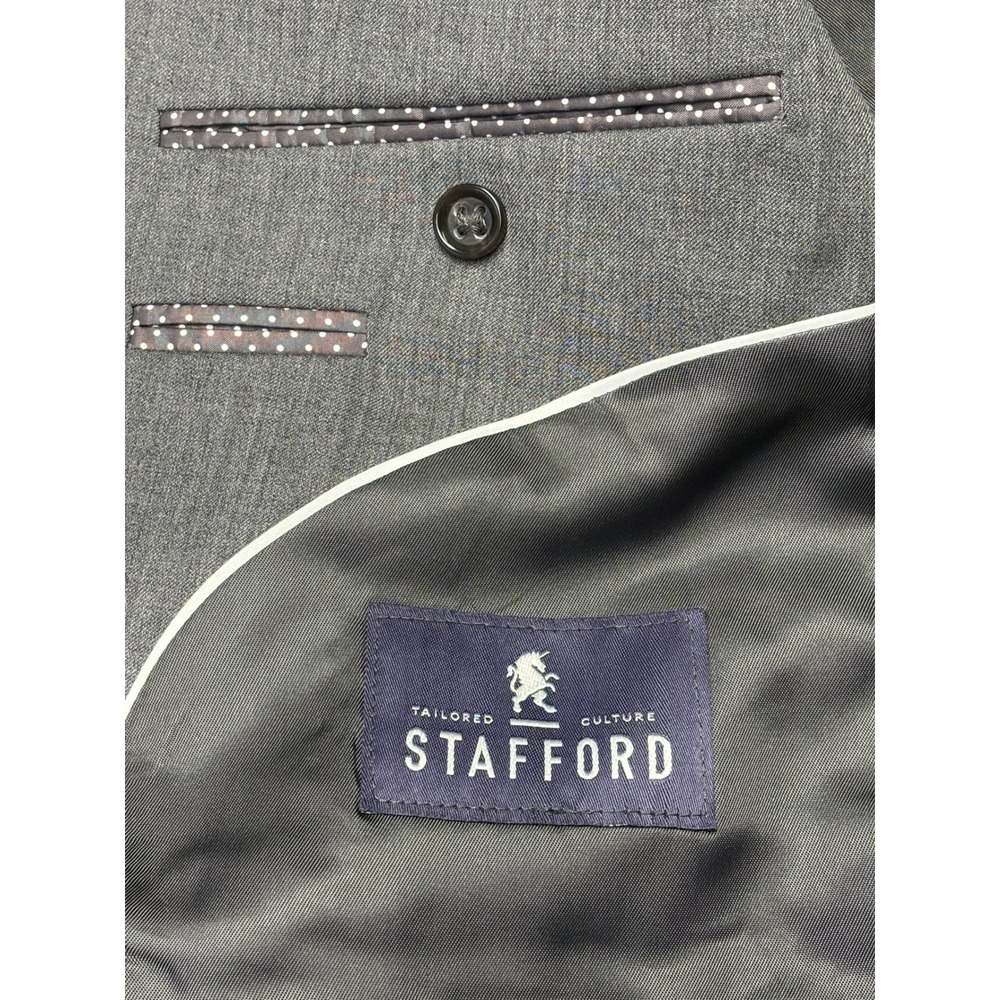 NWT Stafford Mens Medium Wool Classic Fit Suit Separate Blazer Jacket 44 Short - Picture 9 of 16
